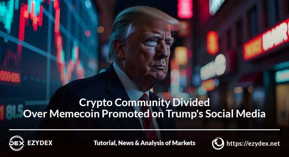 Crypto-Community-Divided-Over-Memecoin-Promoted-on-Trumps-Social-Media